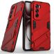 Защитный чехол Deexe Bibercas для OPPO Reno 12 Pro - Red (359005R). Фото 1 из 7