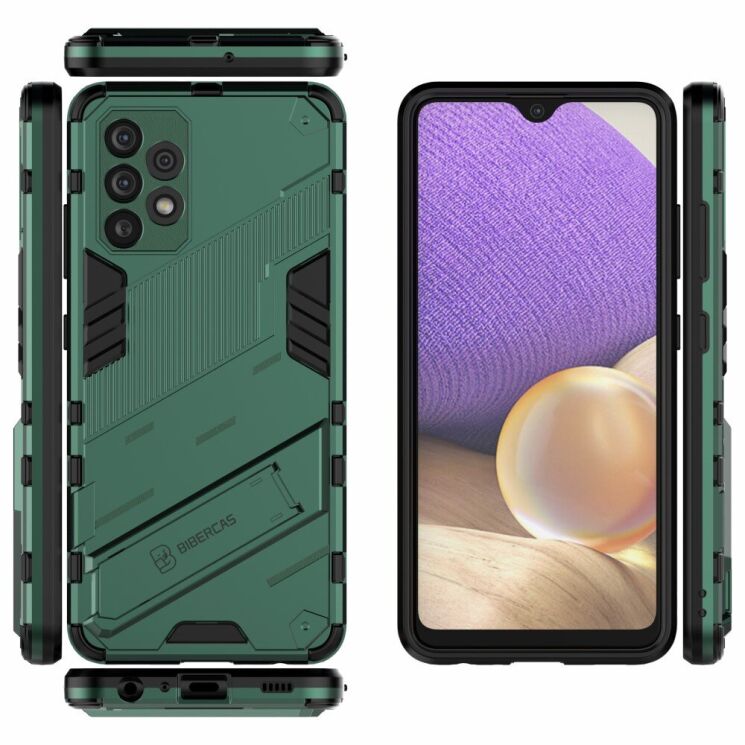 Захисний чохол Deexe Bibercas для Samsung Galaxy A32 (А325) - Black: фото 9 з 12