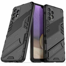 Защитный чехол Deexe Bibercas для Samsung Galaxy A32 (А325) - Black: фото 1 из 12