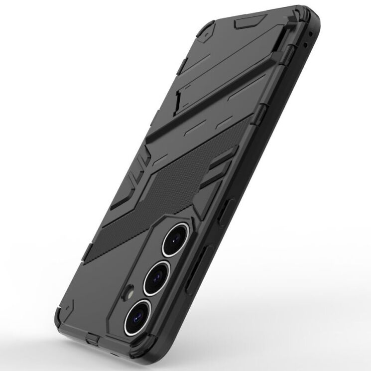 Захисний чохол Deexe Bibercas для Samsung Galaxy S25 Plus (S936) - Black: фото 3 з 7