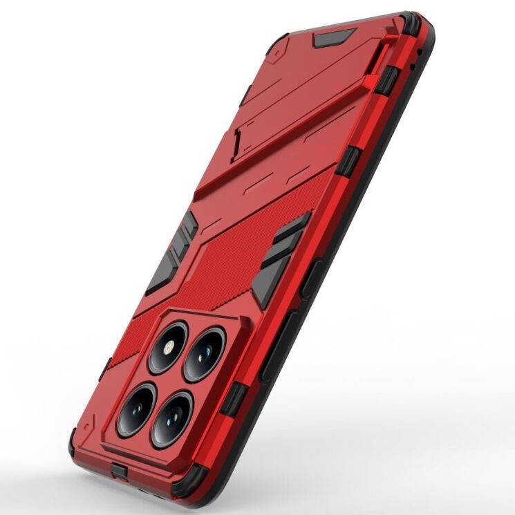 Защитный чехол Deexe Bibercas для Xiaomi 14T Pro - Red: фото 3 из 6