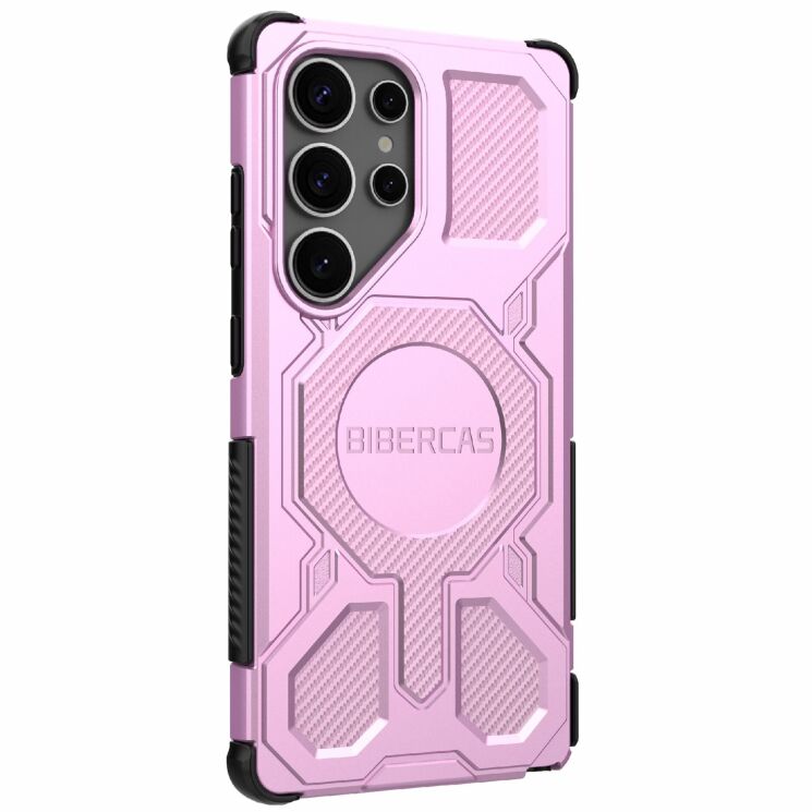Защитный чехол Deexe Bibercas J-16 Series для Samsung Galaxy S25 Ultra (S938) - Pink: фото 3 из 6
