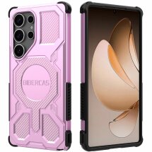 Защитный чехол Deexe Bibercas J-16 Series для Samsung Galaxy S25 Ultra (S938) - Pink: фото 1 из 6