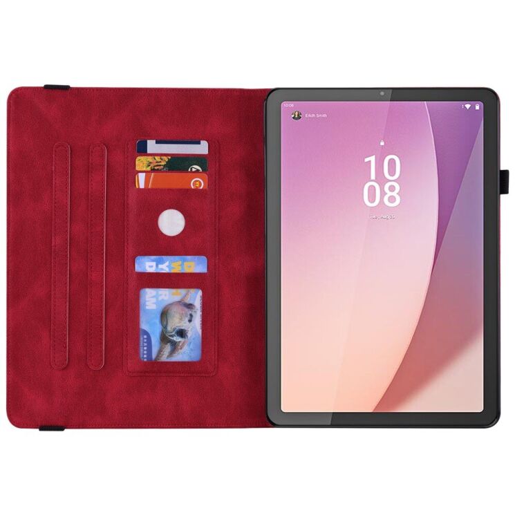 Захисний чохол Deexe Butterfly для Lenovo Tab M9 (TB310FU) - Red: фото 2 з 12