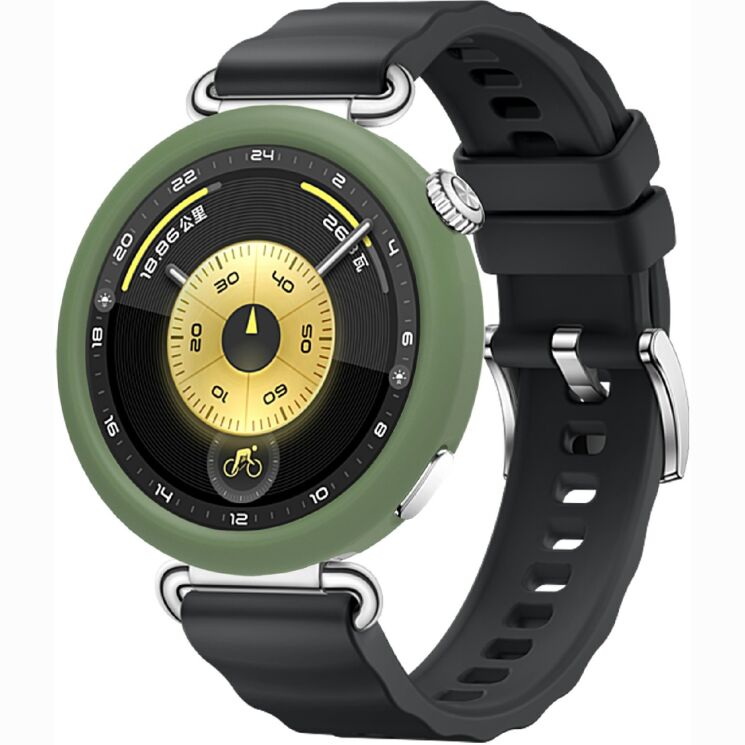 Захисний чохол Deexe Color Frame для Huawei Watch GT 6 (41mm) - Green (423303G) Захисний чохол Deexe Color Frame для Huawei Watch GT 6 (41mm) - Green: фото 3 з 4