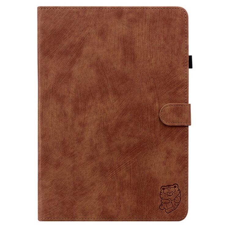 Защитный чехол Deexe Cute Tiger для Lenovo Idea Tab (TB336) - Brown: фото 6 из 6