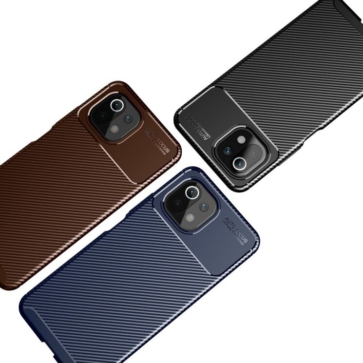 Защитный чехол Deexe Fusion для Xiaomi Mi 11 Lite / 11 Lite NE - Black: фото 3 из 6