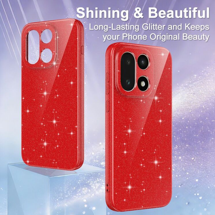 Защитный чехол Deexe Glitter Case with MagSafe для OnePlus 15 - Pink (391374P) Защитный чехол Deexe Glitter Case with MagSafe для OnePlus 15 - Pink: фото 5 из 7