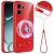 Защитный чехол Deexe Glitter Case with MagSafe для OnePlus Nord CE6 - Red: фото 1 из 7