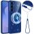 Защитный чехол Deexe Glitter Case with MagSafe для Samsung Galaxy S26 FE - Blue: фото 1 из 8