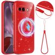 Защитный чехол Deexe Glitter Case with MagSafe для Google Pixel 9a - Red (407233R)