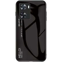 Захисний чохол Deexe Gradient Color для OPPO A57s / OnePlus Nord N20 SE - Black: фото 1 з 10