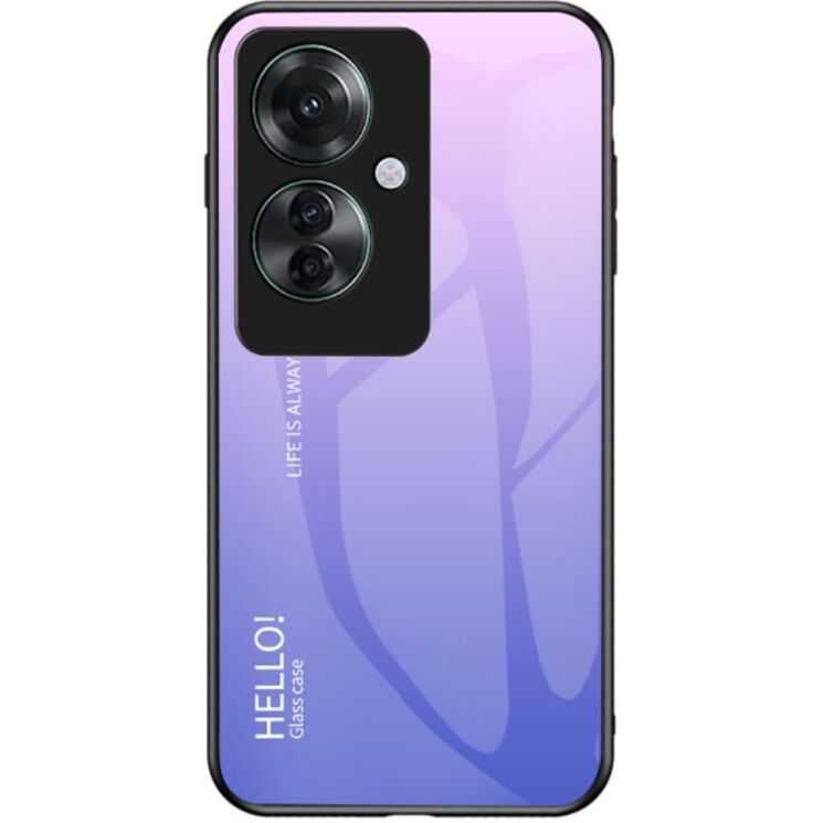Защитный чехол Deexe Gradient Color для OPPO Reno 11F - Pink / Purple: фото 1 из 7