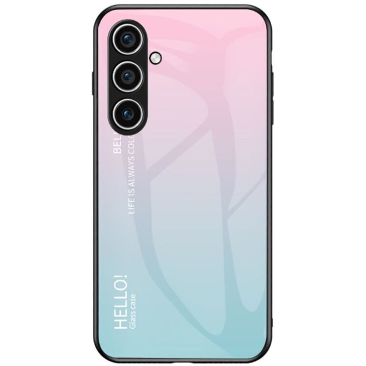 Защитный чехол Deexe Gradient Color для Samsung Galaxy S24 Plus - Pink / Blue: фото 1 из 8