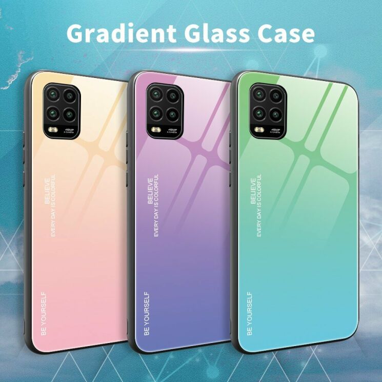 Защитный чехол Deexe Gradient Color для Xiaomi Mi 10 Lite - Pink / Blue: фото 5 из 15