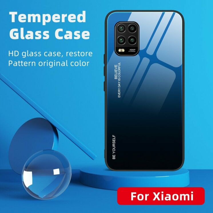 Защитный чехол Deexe Gradient Color для Xiaomi Mi 10 Lite - Pink / Blue: фото 7 из 15