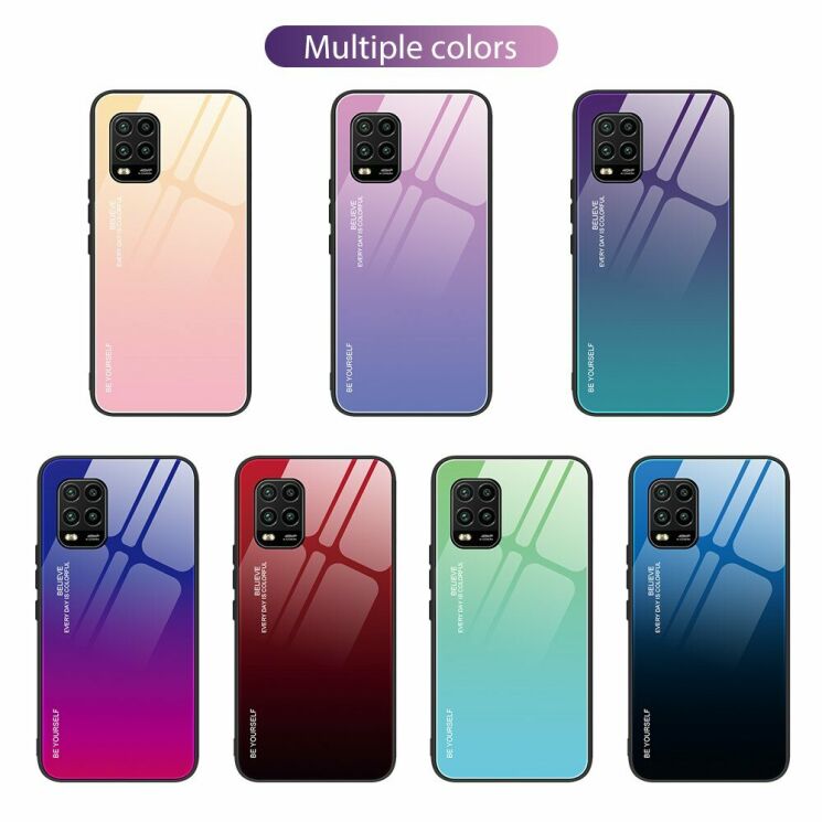 Защитный чехол Deexe Gradient Color для Xiaomi Mi 10 Lite - Pink / Blue: фото 10 из 15