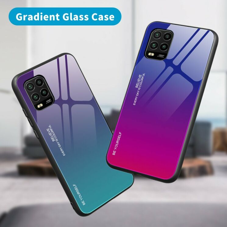 Защитный чехол Deexe Gradient Color для Xiaomi Mi 10 Lite - Pink / Blue: фото 6 из 15