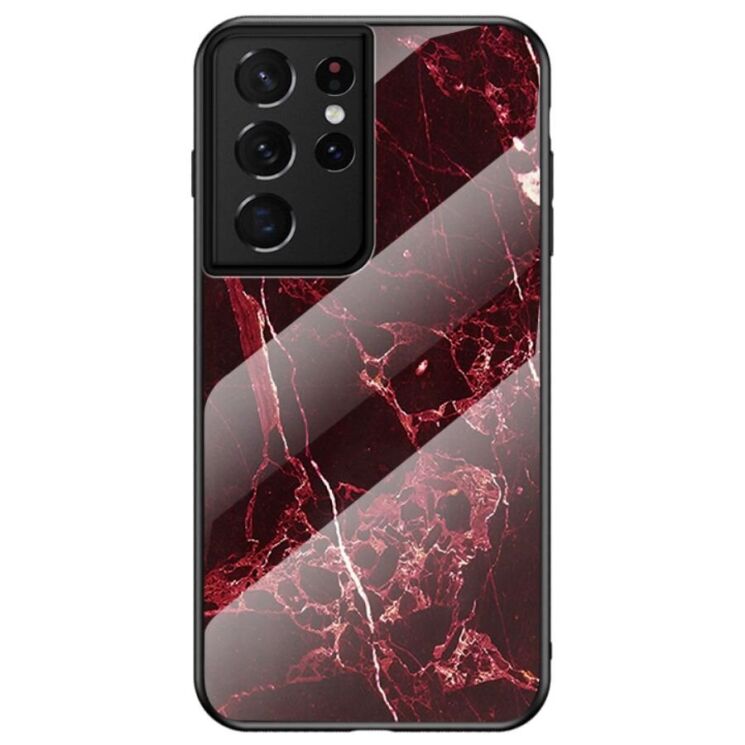 Защитный чехол Deexe Gradient Pattern для Samsung Galaxy S21 Ultra - Red: фото 1 из 1