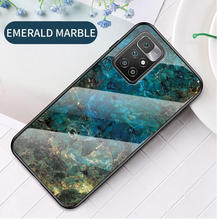 Защитный чехол Deexe Gradient Pattern для Xiaomi Redmi 10 / 10 (2022) / 10 Prime - Emerald: фото 2 из 13