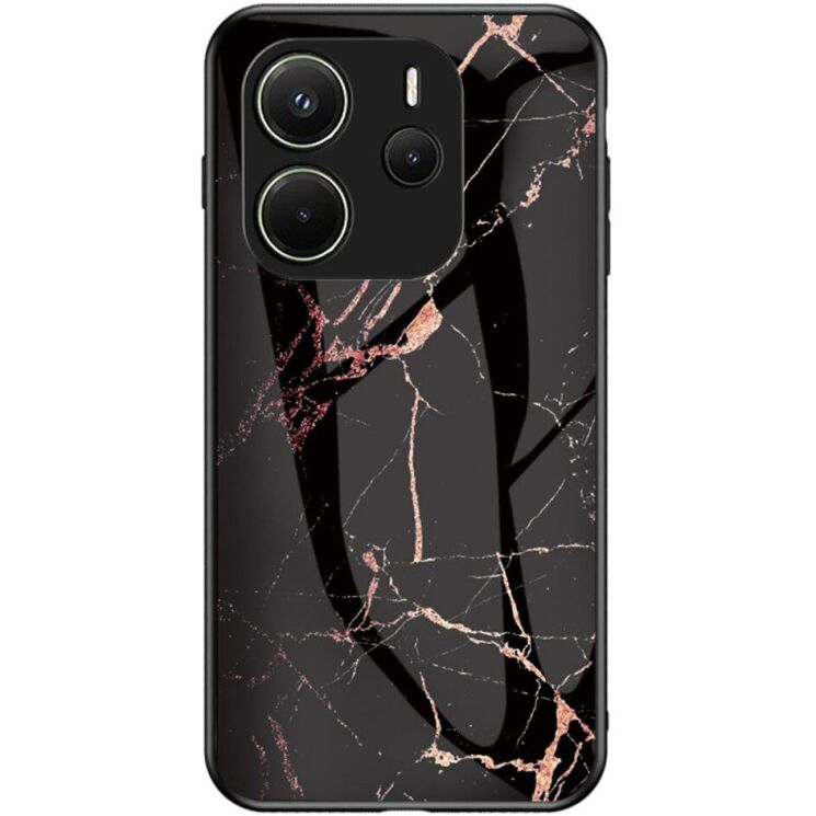 Защитный чехол Deexe Gradient Pattern для Xiaomi Redmi Note 14 4G - Gold / Black: фото 1 из 8