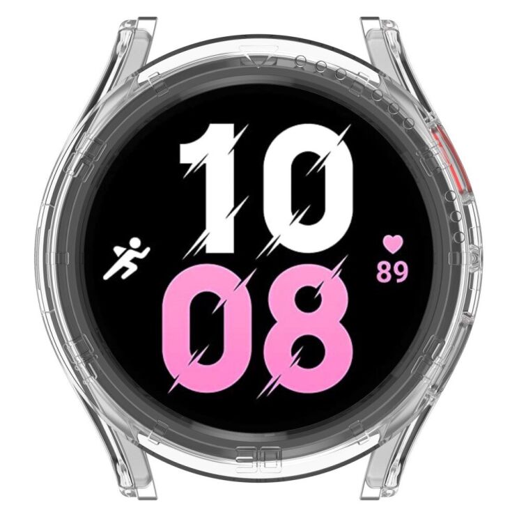 Захисний чохол Deexe Hard Frame для Samsung Galaxy Watch 5 Pro (45mm) - Transparent: фото 6 з 8