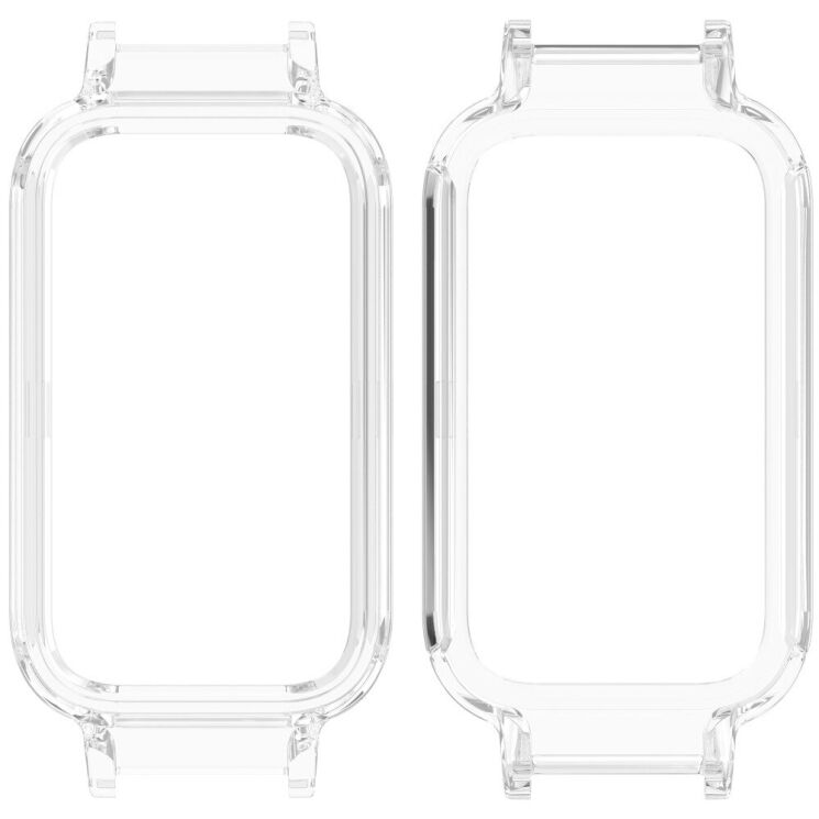 Защитный чехол Deexe Hard Frame для Xiaomi Mi Smart Band 9 Active / Redmi Band 3 - Transparent: фото 4 из 7