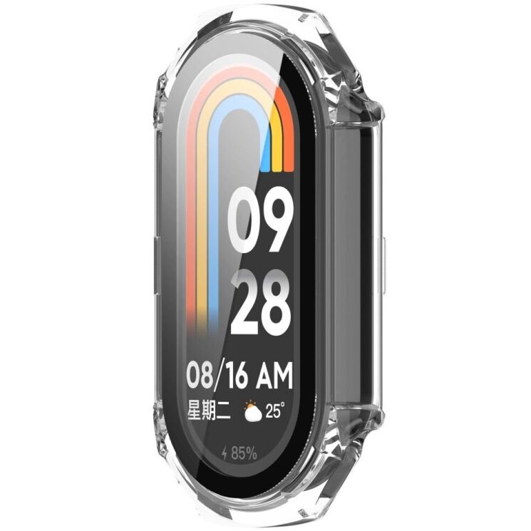 Защитный чехол Deexe Hard Frame для Xiaomi Mi Smart Band 9 - Transparent: фото 2 из 8