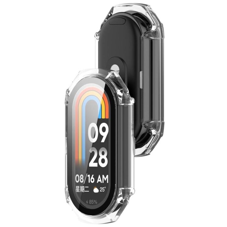 Защитный чехол Deexe Hard Frame для Xiaomi Mi Smart Band 9 - Transparent: фото 3 из 8