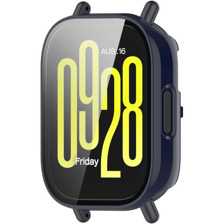 Защитный чехол Deexe Hard Frame для Xiaomi Redmi Watch 5 Active - Dark Blue: фото 5 из 6