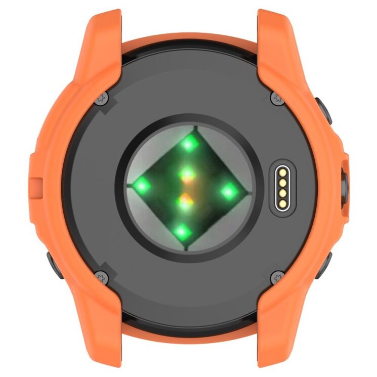 Захисний чохол Deexe Hollow Cover для Garmin Fenix E (47mm) - Orange: фото 4 з 5