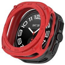 Защитный чехол Deexe Hollow Cover для Samsung Galaxy Watch Ultra (47mm) - Red: фото 1 из 7