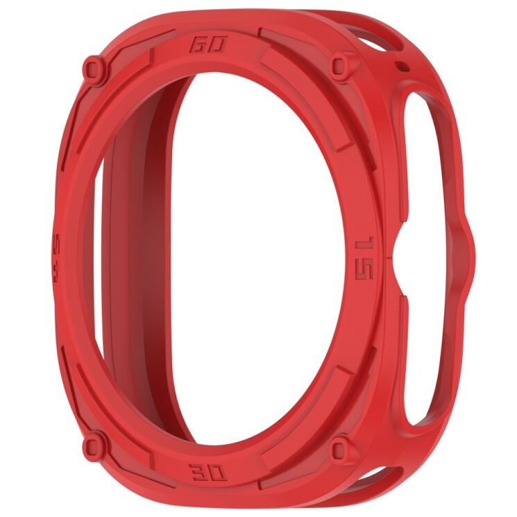 Защитный чехол Deexe Hollow Cover для Samsung Galaxy Watch Ultra (47mm) - Red: фото 2 из 7