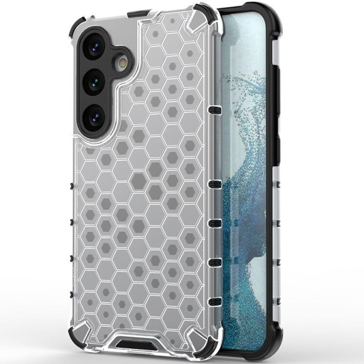 Защитный чехол Deexe Honeycomb Series для Samsung Galaxy A36 (A366) - Grey: фото 1 из 5