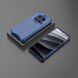 Защитный чехол Deexe Honeycomb Series для Xiaomi Redmi Note 14 Pro - Blue (373515L). Фото 2 из 5