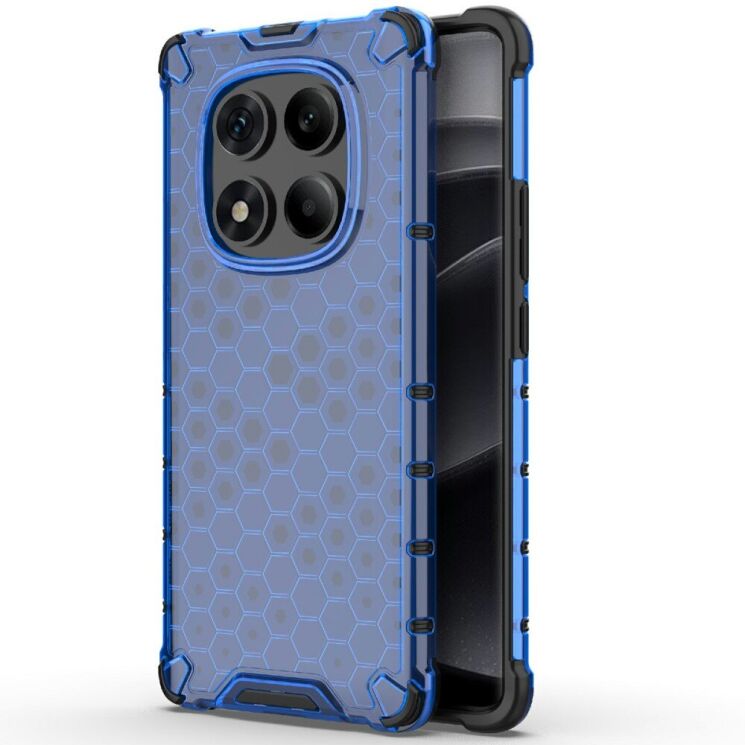 Защитный чехол Deexe Honeycomb Series для Xiaomi Redmi Note 14 Pro - Blue: фото 1 из 5