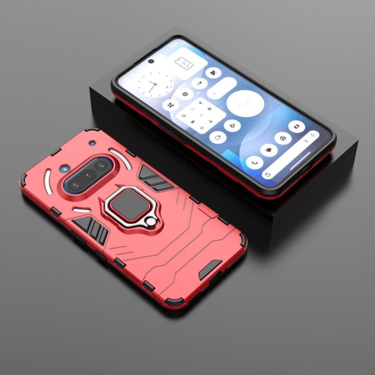 Защитный чехол Deexe Hybrid Case для Nothing Phone (3a) - Red: фото 3 из 5