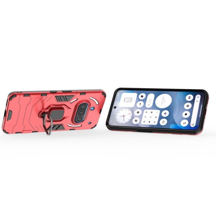 Защитный чехол Deexe Hybrid Case для Nothing Phone (3a) - Red: фото 2 из 5