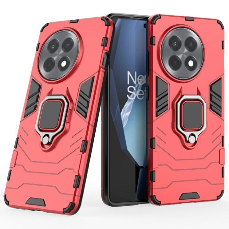 Защитный чехол Deexe Hybrid Case для OnePlus 13R / Ace 5 / Ace 5 Pro - Red: фото 1 из 6