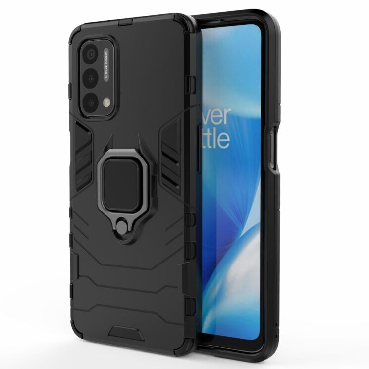 Защитный чехол Deexe Hybrid Case для OnePlus Nord N200 - Black: фото 2 из 11