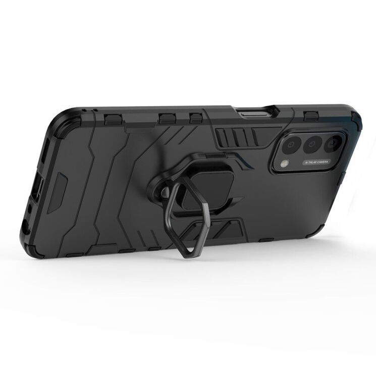 Защитный чехол Deexe Hybrid Case для OnePlus Nord N200 - Black: фото 3 из 11