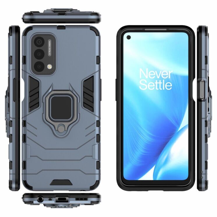 Защитный чехол Deexe Hybrid Case для OnePlus Nord N200 - Red: фото 6 из 7