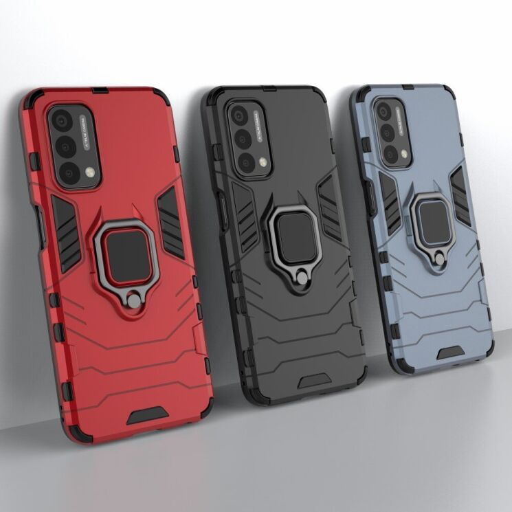 Защитный чехол Deexe Hybrid Case для OnePlus Nord N200 - Red: фото 7 из 7