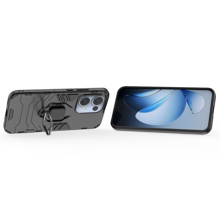 Защитный чехол Deexe Hybrid Case для OPPO Reno 13 5G - Black: фото 3 из 6