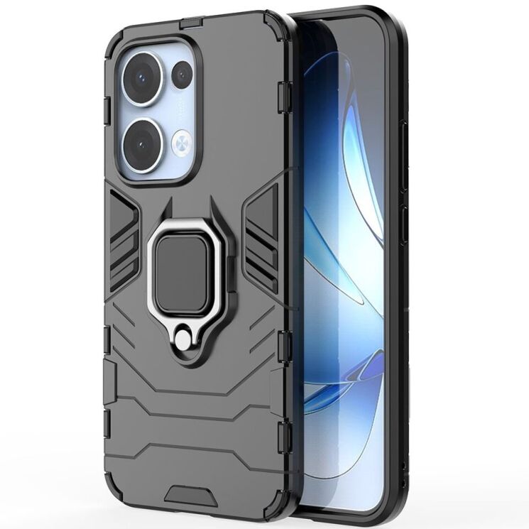 Защитный чехол Deexe Hybrid Case для OPPO Reno 13 5G - Black: фото 2 из 6