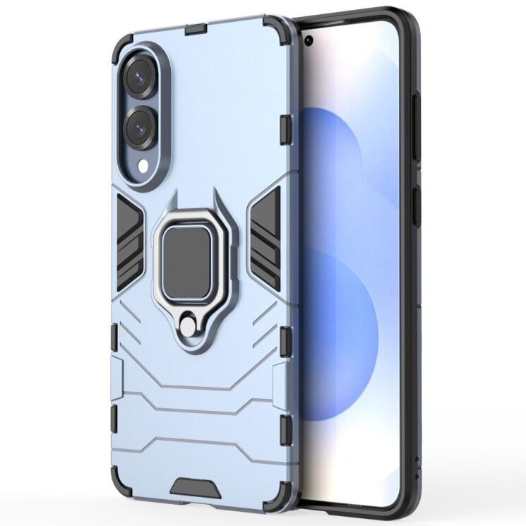 Защитный чехол Deexe Hybrid Case для Samsung Galaxy S25 Edge (S937) - Blue: фото 2 из 6