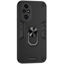 Защитный чехол Deexe Hybrid Shell для Honor 200 Pro - Black: фото 1 из 7