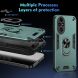 Защитный чехол Deexe Hybrid Shell для Honor 200 Pro - Blue (362135L). Фото 6 из 7