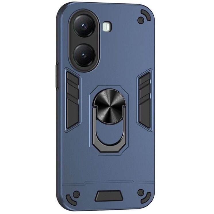 Захисний чохол Deexe Hybrid Shell для Xiaomi Poco X7 Pro - Blue: фото 1 з 6