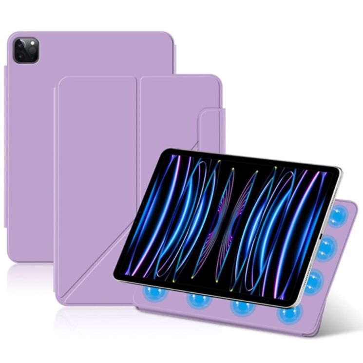 Защитный чехол Deexe Magnetic Case для Apple iPad Pro 13 (2024) - Purple: фото 1 из 7